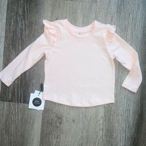 NWT Dot Australia ruffle long sleeve top